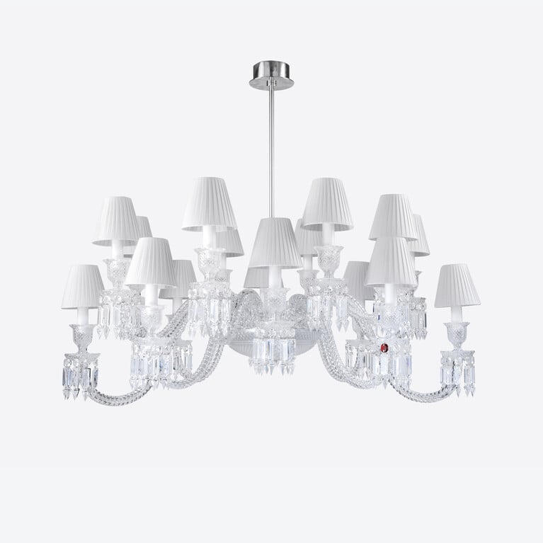 Ellipse Chandelier (16L) Baccarat in Crystal Clear View 1