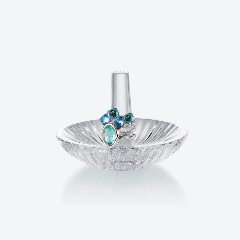 Mille Nuits Ring Holder Baccarat in Clear Crystal