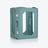 Octogone Decanter Case Baccarat in Blue Leather
