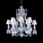 Z&eacute;nith Chandelier Short (12L) Baccarat in Crystal Clear