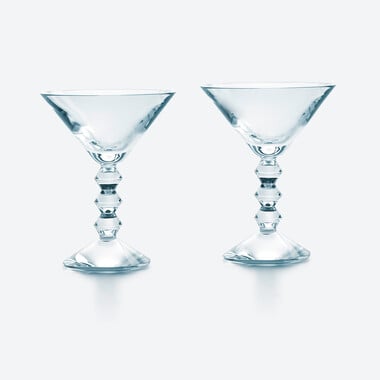 Véga Martini Glasses Baccarat, Martini glass in Crystal Clear