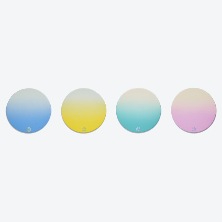 Octogone Colors Of Joy Pastel Coasters X4  Baccarat