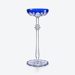Select Coupe Tsar Baccarat, Coupe &agrave; champagne en Cristal Bleu