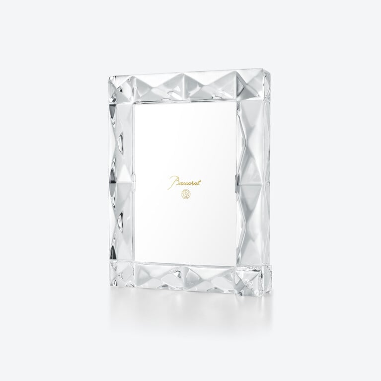 룩소르 가로 사진 프레임(Louxor Photo Frame) Baccarat, 클리어 크리스탈로 만든