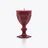 Harcourt Glass Candle Baccarat in Wax Red