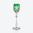 Tsar Wine Glass Baccarat, Wine glass in Crystal Green