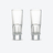 Harcourt Abysse Vodka Glasses Baccarat, Spirit glass in Crystal Clear