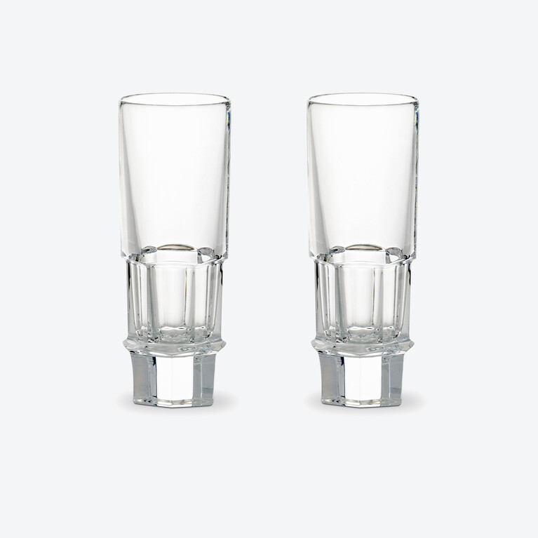 Harcourt Abysse Vodka Glasses Baccarat, Spirit glass in Crystal Clear