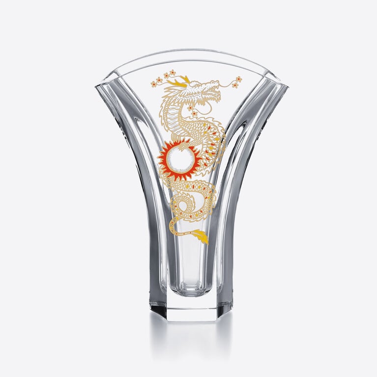 ギンコ ベース ソーラードラゴン Baccarat、マルチカラーのクリスタル製