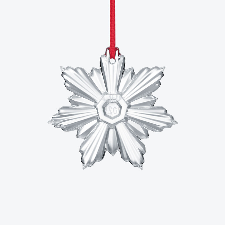 Noël Annual Ornament Palmette 2025 Baccarat in Clear Crystal