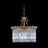 Crinoline Chandelier (13L) Baccarat in Gold Crystal