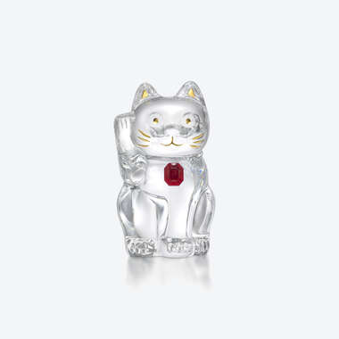 Cat Maneki Neko Octagon Figurine View 1