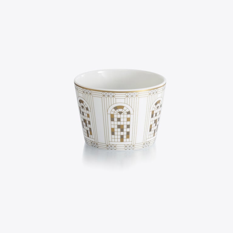 Arcadia Gold & Platinum Timbale Baccarat in Gold Porcelain View 1
