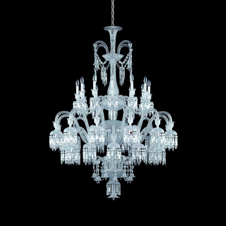 솔스티스 샹들리에(Solstice Chandelier) (36L) Baccarat, 클리어 크리스탈로 만든