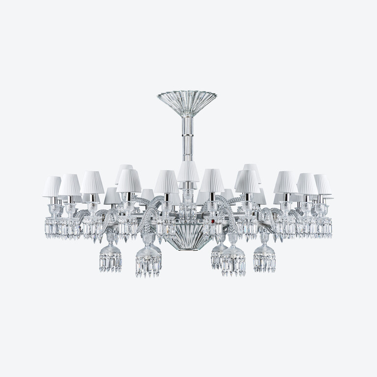 Lustre Paris (36L) Baccarat en Cristal Clair