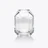 Octogone Bud vase Baccarat in Crystal Clear