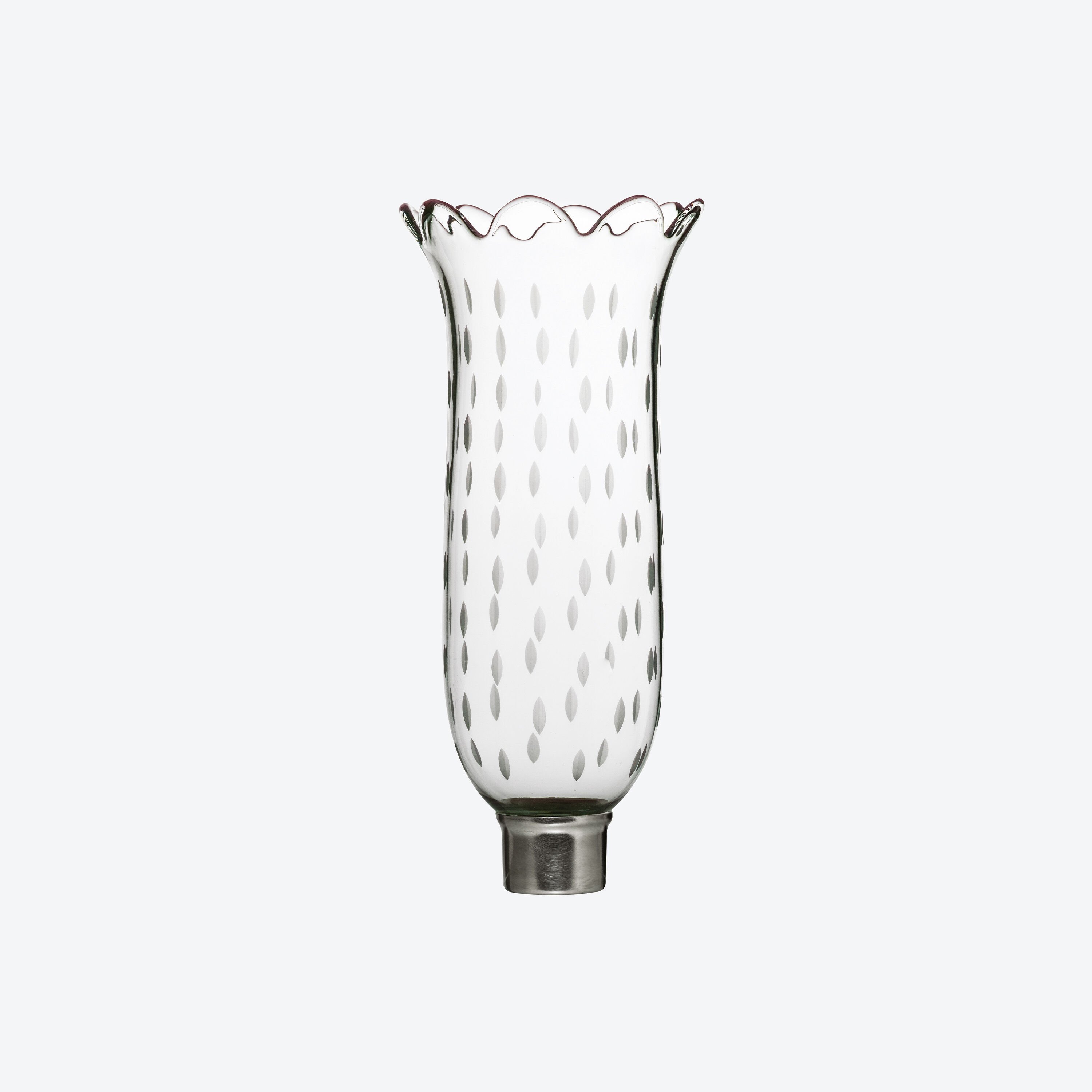 baccarat Verrine Tulipe Grain de Riz Bord Feston