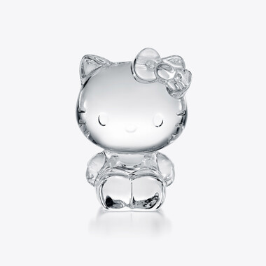 Hello Kitty Figurine Baccarat in Crystal Clear