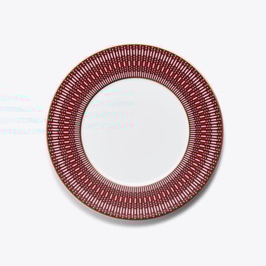 Arcadia Red Dinner Plates x2