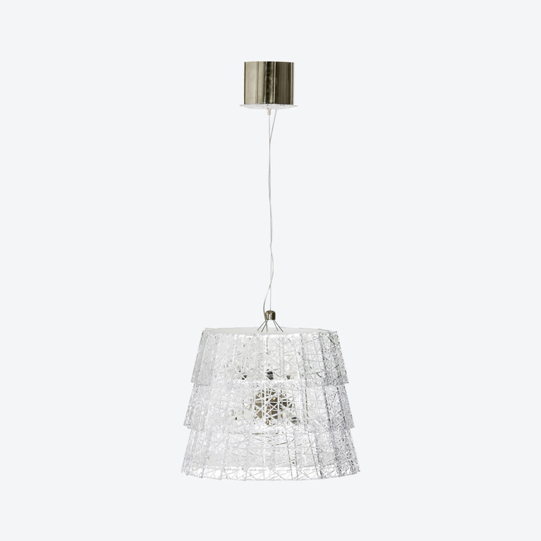 Tuile de Cristal Chandelier Frozen S Baccarat in Crystal Clear