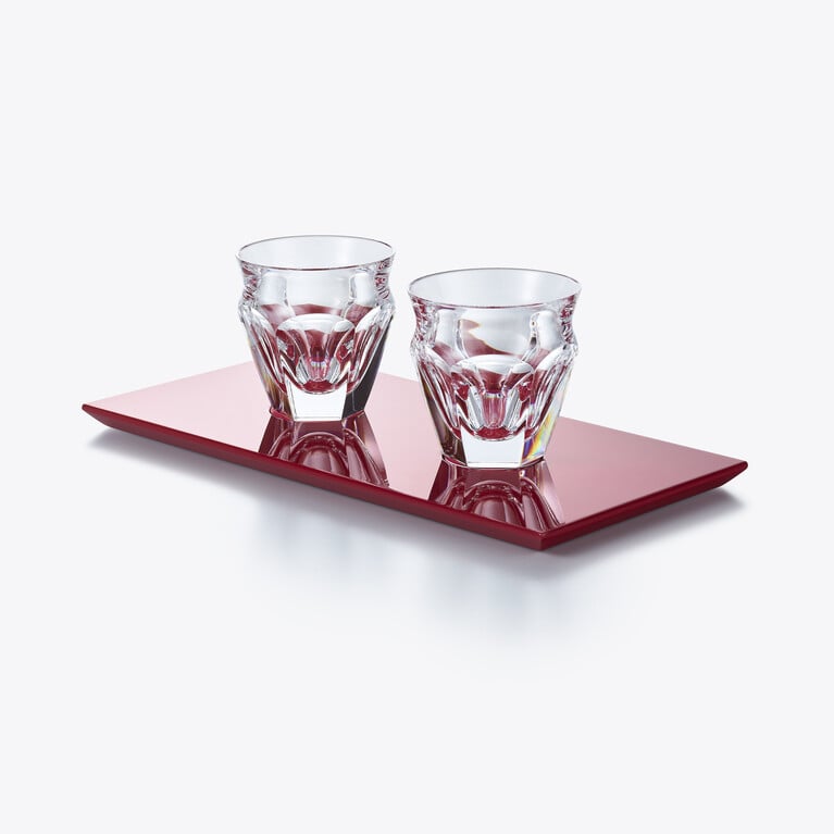 Harcourt Café Baccarat Baccarat, Copas de café en Cristal Red