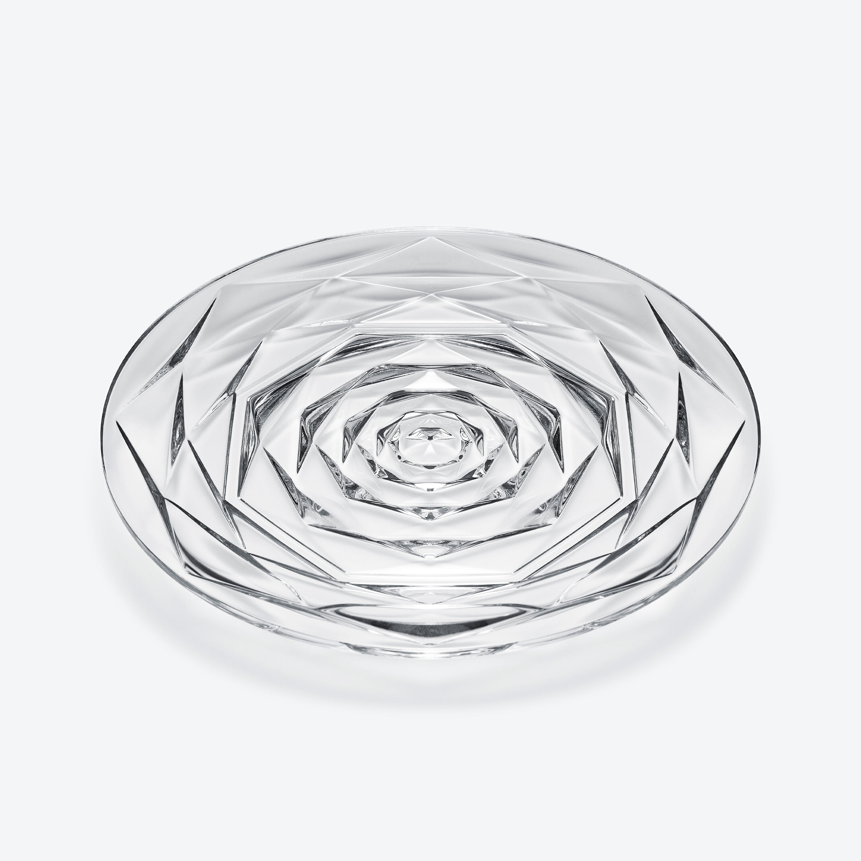 Baccarat クリスタル ラウンドプレート　SWING ばら Swing Plate | Baccarat United States