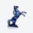 Marengo Horse Sculpture Baccarat in Crystal Blue