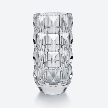 Louxor Round Vase XL Baccarat in Clear Crystal