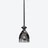 Harcourt Hic ! Ceiling Lamp Baccarat in Silver Crystal