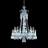 Z&eacute;nith Chandelier Long (18L) Baccarat in Crystal Clear