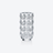 Vase Louxor Rond S Baccarat en Cristal Clair