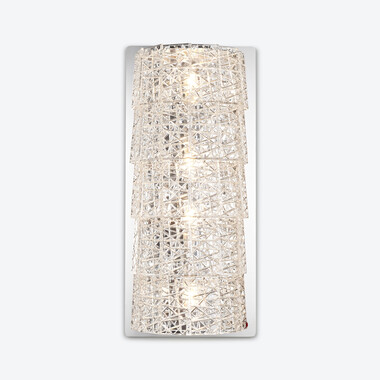 Tuile de Cristal Wall Unit Frozen Baccarat in Clear Crystal