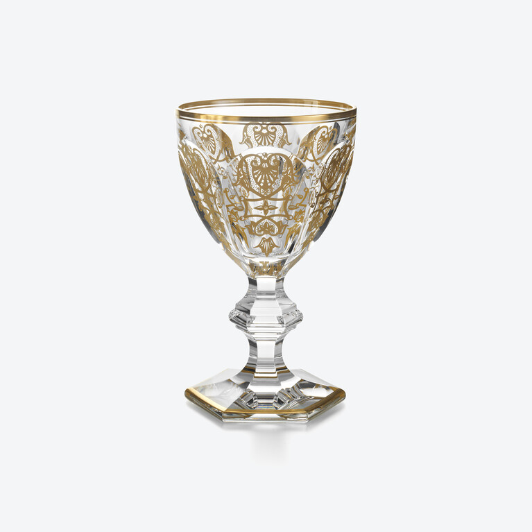 Verre Empire Harcourt Baccarat, Verre &agrave; eau en Cristal Or Voir 1