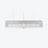 Tuile de Cristal Frozen Chandelier Rectangular Baccarat in Clear Crystal