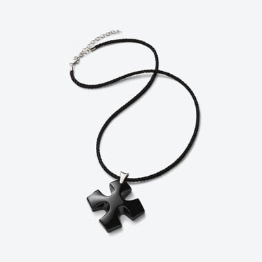 Occitane Pendant Baccarat in Silver Black