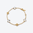 Mini M&eacute;dicis Bracelet Baccarat in 18-Karat Gold-Plated Clear