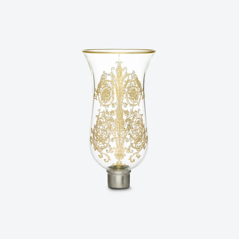 Verrine Tulipe Acanthe Bord Droit Baccarat en Cristal Or Voir 1