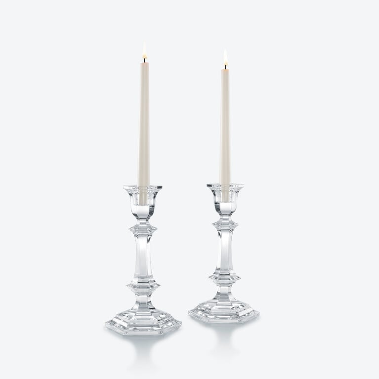 Harcourt Candlesticks Baccarat in Crystal Clear View 1
