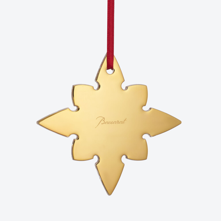 No&euml;l Annual Ornament Octogone 2026 Baccarat in Gold Crystal View 1