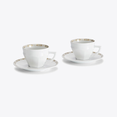 Talleyrand Tea Cups & Saucers  Baccarat