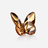 Porte-Bonheur Gilded Butterfly, Oro