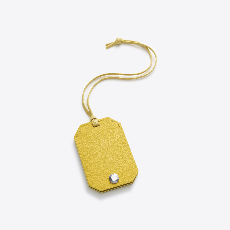 Etiqueta Octogone Baccarat en Cuero Yellow Ver 2