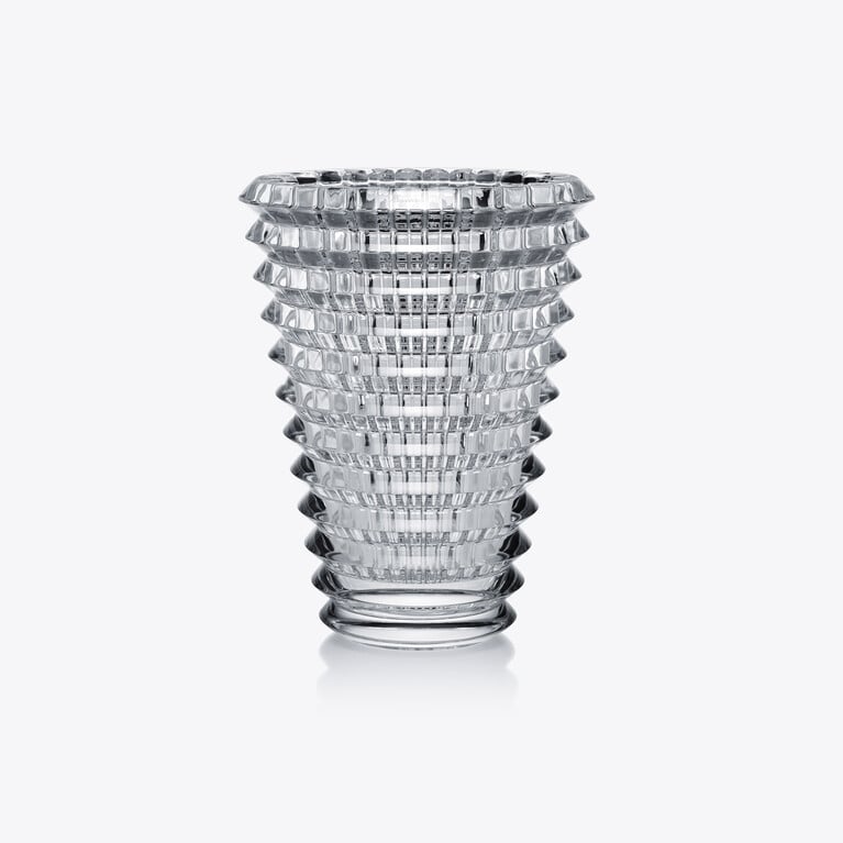 Eye Vase Oval M Baccarat in Klarem Kristall