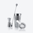 Set Harmonie 4 Accessoires De Bar Baccarat en Inox Argent