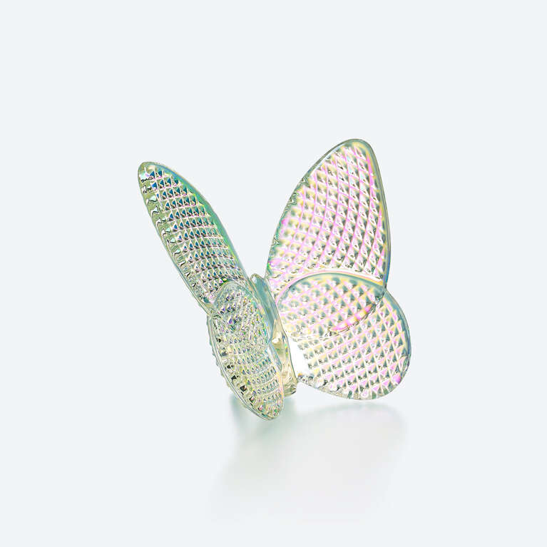 Lucky Butterfly Iridescent Clear