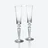 밀 누이 플루티시모(MILLE NUITS FLUTISSIMO) Baccarat, 클리어 크리스탈로 만든 샴페인 플루트