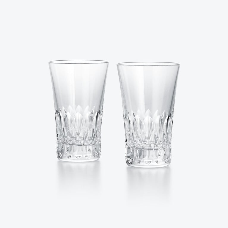 グラスジャパンダリア 2客セット Baccarat、クリアのクリスタル製レビュー 1
