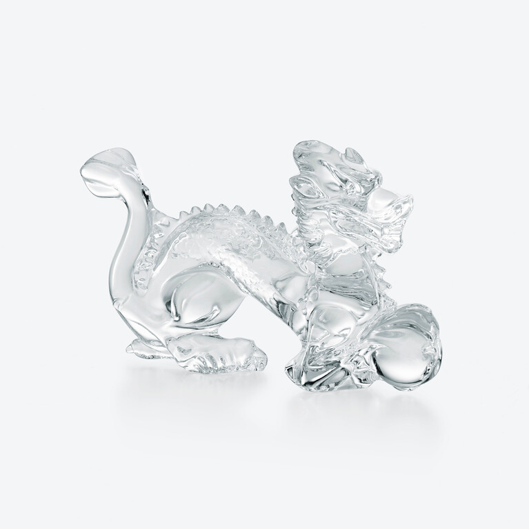 Dragon Zodiaque 2024 Baccarat en Cristal Clair Voir 1