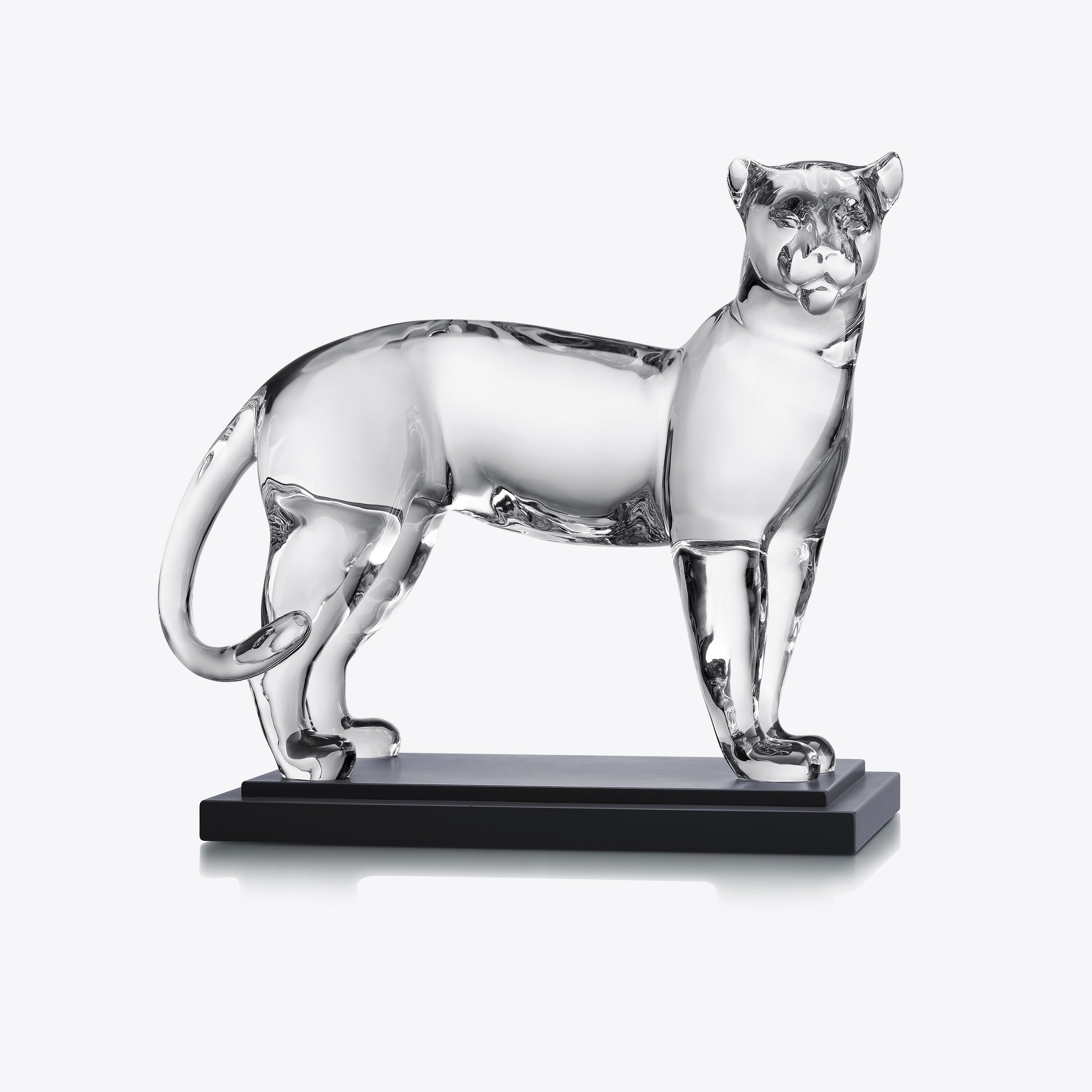 【バカラ】動物 パンサー 置物 インテリア★美品★金運 パンサー ラージ | バカラ 日本