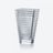 Vase Eye Rectangulaire L Baccarat en Cristal Clair
